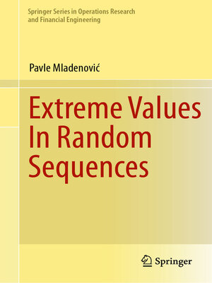 cover image of Extreme Values In Random Sequences